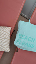 Charger l&#39;image dans la galerie, Sac de plage en toile Beach Please
