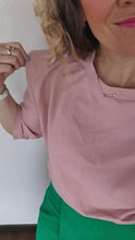 Charger l&#39;image dans la galerie, T-shirt épaulettes couleur blush
